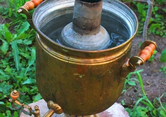 Приму в дар дровяной самовар